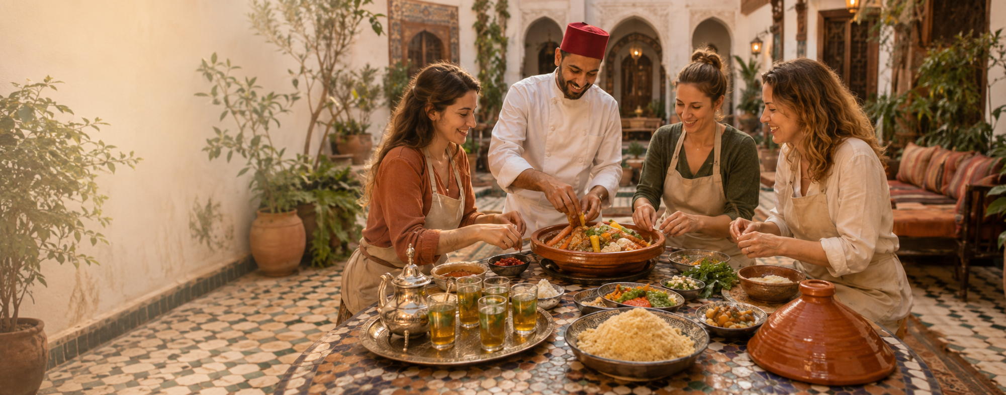 Cours de cuisine marocaine